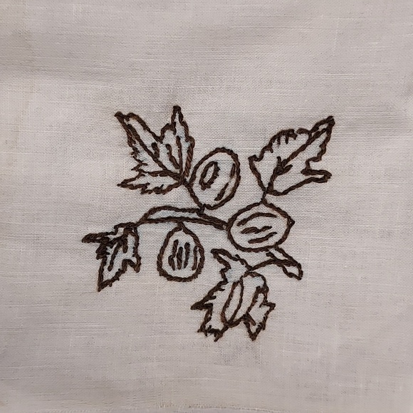 Handmade Embroidered Table Scarfs Women Pictured Black Embrodery - Picture 3 of 10